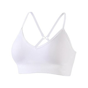High-Performance Seamless Lightweight Sports <b>Bra</b> for Women Fitness Yoga Premium Quality Gym Wear Breathable Comfortable Front - Product Image 3