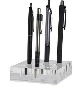 Portaplumas Acrílico Promocional de 3 Niveles, Expositor Transparente Rectangular para Oficina, Portalápices de Escritorio - Product Image 6