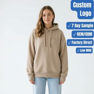 Sudadera con Capucha Personalizada para Mujer, Estilo Urbano, 100% Algodón, Interior Cepillado, con Cordón Ajustable, Lista para Enviar, Directo de Fábrica - Product Image 1