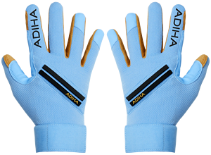 Gants de frappe de baseball en cuir de qualité supérieure, tailles et couleurs personnalisables, fermeture auto-agrippante, excellente qualité de Adiha Impex - Product Image 4