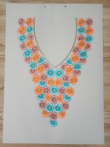 Écussons brodés de qualité supérieure à coudre, avec paillettes, motifs floraux personnalisables, élégants pour vêtements féminins (ORGEZA) - Product Image 2