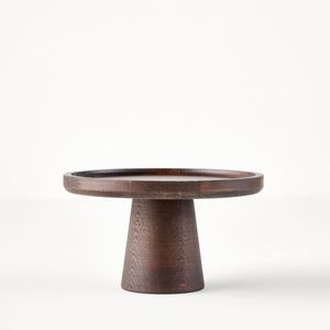 Élégant support à gâteau en bois avec plateforme ronde pour gâteau de mariage, gâteau d'anniversaire et présentation en pâtisserie - Product Image 2