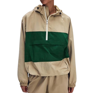 Chaqueta Cortavientos con Capucha Ajustable, Forro de Malla, Cremallera Lateral, Impermeable, Ligera, para Mujer, Ideal para Senderismo - Product Image 1