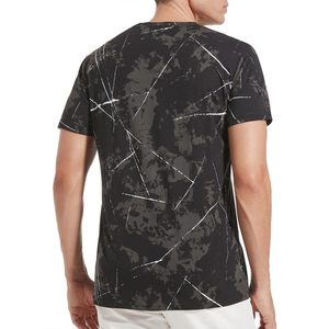 T-shirt pour homme en sublimation, motif personnalisé, streetwear, tee-shirt vintage délavé à l'acide, coupe oversize en coton, imprimé hip-hop - Product Image 2