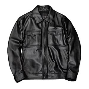 Nouvel arrivage de veste en cuir respirante et chaude pour l'hiver pour hommes, tenue décontractée, veste en cuir pour hommes à prix raisonnable - Product Image 1