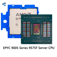 Processeur serveur double socket 9575F neuf, 64 cœurs, 128 threads, 3,3 GHz, cache 256 Mo, 400 W, SP5, DDR5