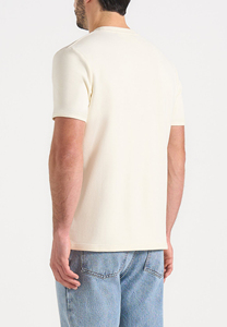 T-shirt à manches courtes pour homme, col rond, 100% coton jersey, coupe classique, décontracté, logo vierge sur le devant, impression par transfert thermique - Product Image 2