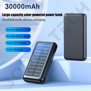 Chargeur solaire portable 30000mAh USB-A USB-C, batterie externe compacte à charge rapide pour téléphone portable, compatible avec la plupart des appareils - Product Image 6