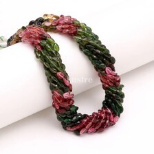 Cuentas facetadas de turmalina sandía de grado AAA, forma de pera, 14 pulgadas, para fabricación de joyería, venta al por mayor, suministro directo de fábrica. - Product Image 4