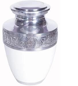 Urna Conmemorativa Moderna de Metal y Latón para Cenizas Humanas, Florero de Mesa, Decoración Funeraria para Adultos, Stock Limitado - Product Image 1