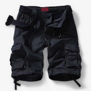 Men's Summer Gym Outdoor Waterproof Casual <b>Cargo</b> Shorts Quick Dry Multi Pocket Elastic <b>Work</b> Trousers Male Tactical Shorts - Product Image 1