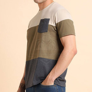 T-shirts pour hommes en tissu polaire 100% coton écologique de haute qualité, taille plus, logo personnalisé, fabrication sur mesure, vente en gros - Product Image 3