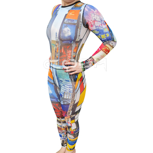 Conjunto de Camiseta de Manga Larga y Leggings Sublimados para Mujer - Corte Ajustado, 2 Piezas, Fabricante - Product Image 2