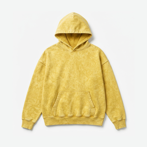 Sudadera con Capucha Personalizada Estilo Vintage para Hombre, 100% Algodón, Tejido Grueso, Estilo Urbano, Oversize, Lavado Ácido, Hombros Caídos - Product Image 1
