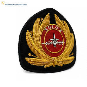 Premium Quality Custom Uniform Badges with Safety <b>Pin</b> Eco-Friendly Embroidery Fine Detail OEM Service Available - Product Image 5