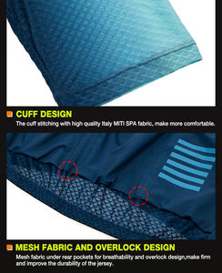 บริการ OEM สำหรับเสื้อผ้ากีฬา Six Trend รุ่นใหม่ ขายส่ง เสื้อจักรยานแบบสั่งทำพิเศษ เป็นมิตรกับสิ่งแวดล้อม พิมพ์ลายด้วยความร้อน แห้งเร็ว ระบายอากาศได้ดี - Product Image 6