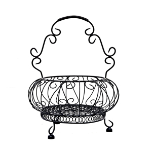 Top Selling Metal Fruit Basket <b>Table</b> Top Handmade High Class Quality Customized Color Shape Metal Fruit Basket - Product Image 3