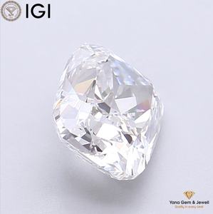 เพชรทรงคุชชั่น 2.50 กะรัต สี E ความสะอาด VVS2 พร้อมใบรับรอง IGI เพชร CVD ผลิตในห้องปฏิบัติการ เหมาะสำหรับจี้ของขวัญพิเศษ - Product Image 4