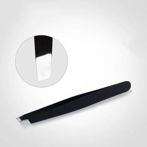 Pince à épiler pour cils Morje Surgical Precision en acier inoxydable 10 mm, pointe lisse, prise en main parfaite, manche noir - Product Image 4