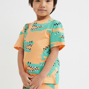 Ensemble de pyjamas courts pour garçons, vêtements de nuit sur le thème des dinosaures et de l'espace, vêtements d'été en coton, 2 pièces, pyjamas pour enfants, vêtements de nuit pour tout-petits, tenue pour enfants - Product Image 2