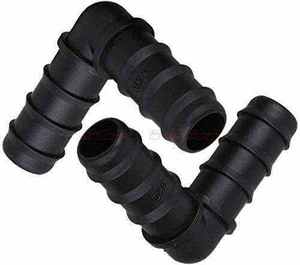 Raccord coudé en PVC noir pour irrigation goutte à goutte pour ferme, serre, pelouse et arrosage domestique - Product Image 5
