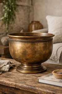 Pedestal Style Champagne Cooler Ice Bucket Bowl Silver Finish Customizable Designs Handmade Wine Chiller Bucket for <b>Bar</b> Supplies - Product Image 5