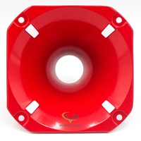 Haut-parleur professionnel à vis de 1 pouce, klaxon rouge en aluminium, klaxon de Compression, klaxon de pilote, Offres Spéciales