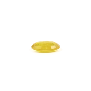 Loose 3.4 Carat Yellow Sapphire Gemstone 10x12mm for Fine Jewelry - Product Image 3