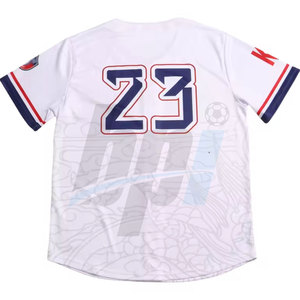 Camiseta de Béisbol Sublimada en Oferta, Camiseta de Béisbol en Stock, Camiseta de Béisbol de Marca Privada - Product Image 2