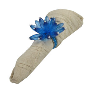 Anillo para Servilletas con Diseño de Cuentas Decorativas, Porta Servilletas de Tela Multicolor, Decoración para Mesa de Comedor, Diseño para Hoteles y Fiestas - Product Image 4