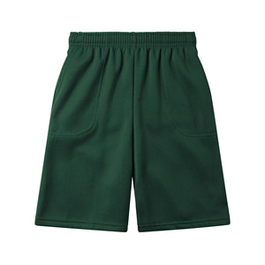 Shorts de sport unisexes haute performance en polaire respirante à séchage rapide avec poches en toile pour entraînements sportifs – Motif uni - Product Image 1