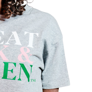 Camiseta Corta Rosa Verde para Mujer, Camiseta de Manga Corta con Cuello Redondo, Informal, de Algodón Suave, con Estampado Gráfico, Top de Moda para Verano - Product Image 3