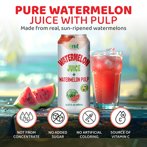 Jugo de Uva con Pulpa, Sin Azúcar, en Lata Esterilizada de 490ml, Muestra Gratuita al por Mayor, Fabricante de Bebidas con Etiqueta Privada OEM ODM - Product Image 2