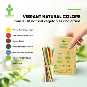 Pajitas biodegradables ecológicas, buena opción para beber a diario, embalaje personalizado, muestra gratuita, suministro a granel de fideos de Vietnam - Product Image 6