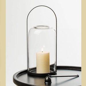 Meilleure lanterne à bougie en verre artisanale avec un support décoratif élégant pour la décoration de la maison, des hôtels et des fêtes de mariage - Product Image 4