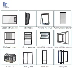 Cửa sổ trượt nhôm bền với kính cường lực hiện đại khác cửa sổ phù hợp cho gia đình và văn phòng - Product Image 5