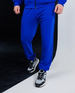 Men's Sweatpants Elastic Waist Side Pockets Casual Midweight <b>Polyester</b> <b>Joggers</b> Autumn Wear - Product Image 1