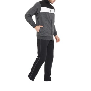 Chándal de Hombre de Alta Calidad 2026 con Bloques de Color, Cremallera Completa, Ajuste Regular, Ropa Casual con Bolsillos Laterales, Mezcla de Poliéster y Algodón para Otoño - Product Image 4