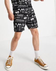 Pantalones Cortos de Nylon Estampados para Hombre, Cintura Media, Elásticos, Transpirables, Casuales, Tipo Bermuda, con Patrón de Letras y Logotipo Frontal - Product Image 4
