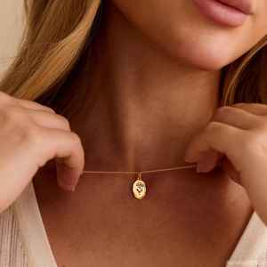 Colliers en argent sterling 925 massif avec petite fleur de naissance florale, bijoux faits main de qualité supérieure, fleurs sauvages, cadeau commémoratif pour elle - Product Image 4