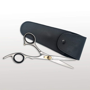 Ciseaux de coiffure professionnels en acier inoxydable, lame tranchante, pour droitiers, manche en plastique, ciseaux de coupe de cheveux, salon de coiffure - Product Image 5