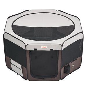 Recinto Pieghevole Premium Impermeabile da 46 Pollici, Gabbia Portatile per Cani e Gatti, in Tessuto Oxford 600D - Product Image 1