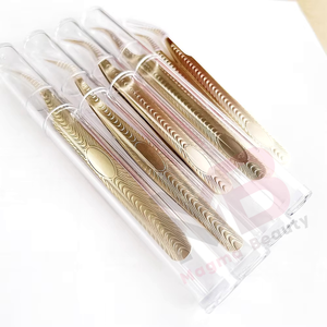 แหนบต่อขนตาทองคำขายส่ง แหนบต่อขนตาแบบกำหนดโลโก้เอง แหนบต่อขนตาแบบ Volume แหนบต่อขนตาความแม่นยำสูง - Product Image 1