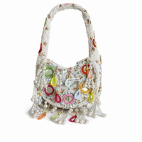 Sac à main de soirée perlé fait main pour femme, couleur personnalisée, pochette de fête, faible MOQ, vente en gros