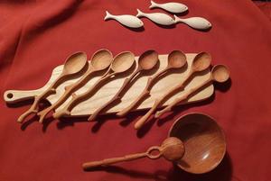 Cuillère à thé en bois, qualité alimentaire, bois naturel, cuillère à café et à sucre, outil de cuisine durable et écologique - Product Image 4