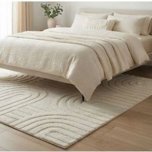 Hot Selling Modern Abstract Rectangle Area <b>Rug</b> 100% Polyester Or Natural Tufted Wool Eco Friendly Living Room Use - Product Image 5