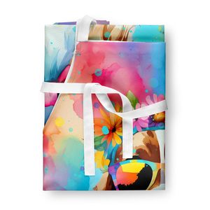 Cavalier Spaniel Hippie Dawg, delantal de cocina Multicolor grande Unisex para cocinar, hornear, manualidades, jardinería, mujeres y hombres adultos - Product Image 3