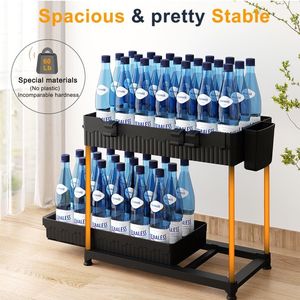 Set di 3 Organizzatori Sottolavello a 2 Livelli con Cassetti Scorrevoli Multiuso per Cucina e Bagno - Product Image 2