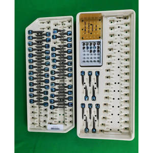 เครื่องมือผ่าตัดกระดูกและข้อแบบใช้แรงขับด้วยมือ ได้รับการรับรองมาตรฐาน CE ISO พร้อมกล่องเก็บสกรูแบบหลายแกน ผลิตจากสแตนเลสคุณภาพสูง - Product Image 6