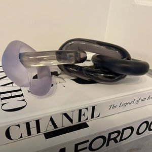 Decoración de Pared Rústica de Resina Epoxi Hecha a Mano, Cadena de Eslabones de Tamaño Personalizado, Adorno de Pared Artesanal para Interiores, Decoraciones para Diwali - Product Image 1